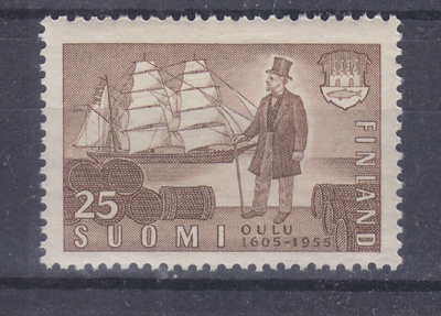 1955 Oulu merkki postituoreena