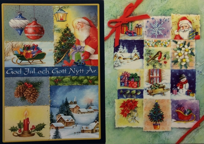 Kaksi monikuva korttia