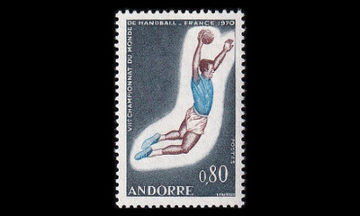 Andorra Fr 221 ** Käsipallon MM-kisat (1970)