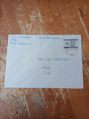 Kenttäposti 1983 merkillä kuori