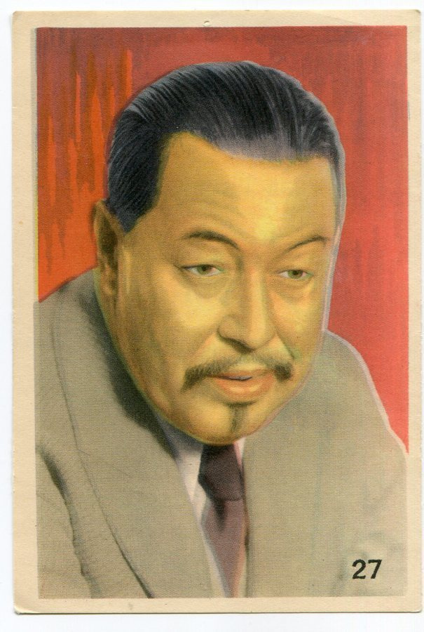 Filmitähti - Keräilykuva v. 1937 - Warner Oland