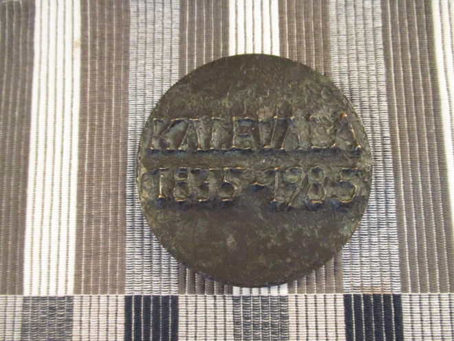 Kalevala mitali 1835-1985 /Pekka Pitkänen 1985.