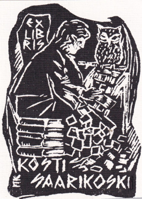 Ex Libris, Kosti Saarikoski , b676