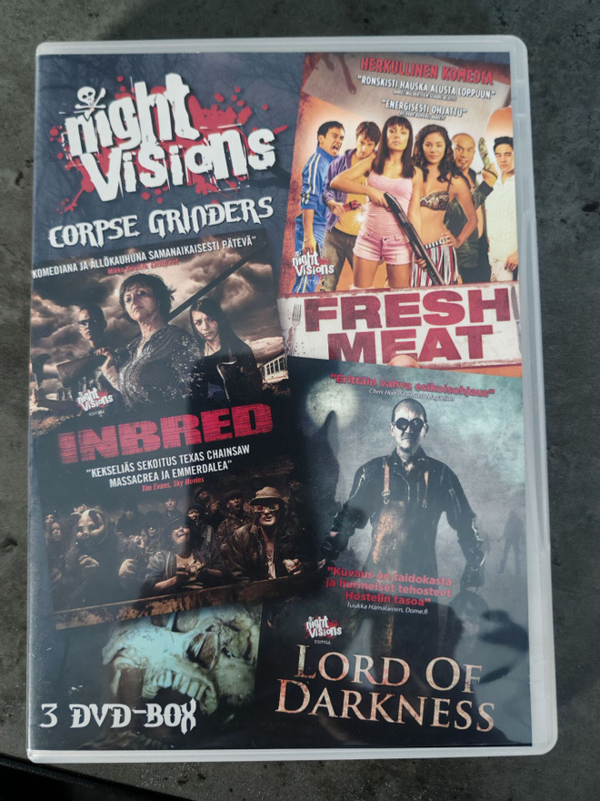 Corpse grinders 3-dvd (Fresh Meat, Inbred, Lord of Darkness)