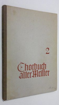 Fritz Jöde : Chorbuch alter Meister - 2. teil fur gemisch...