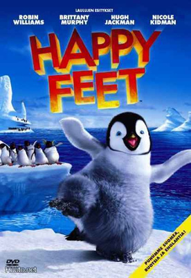 Happy Feet DVD Puhumme Suomea!