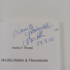 Markku T. Hyyppä : Majblomma & Yhteiselämää (signeerattu,... - pikkukuva 3