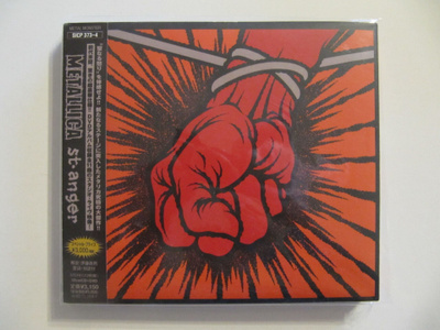 Metallica St. Anger Japanilainen CD + DVD OBI