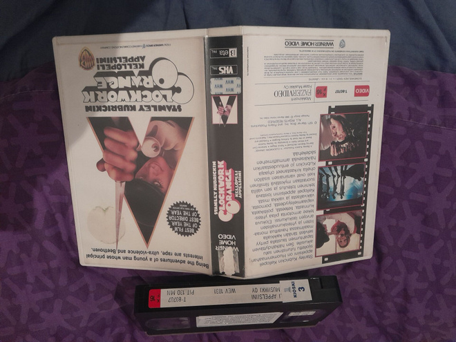 Kellopeliappelsiini vhs,warner home video