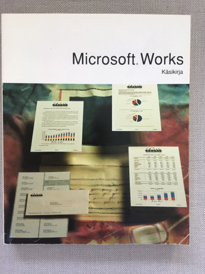 Microsoft Works - käyttöohjekirja - 1990, Suomenkielinen.