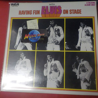 ELVS - HAVING FUN WITH ELVIS ON STAGE M-/EX+ LP US -79