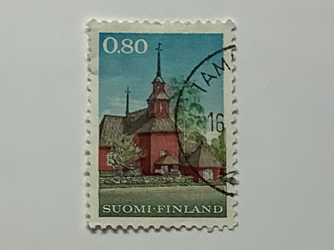 671 / 1970 M63 Keuruun kirkko o leimattu