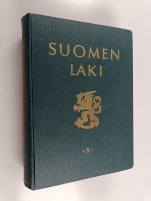 Suomen laki 1956 osa 2