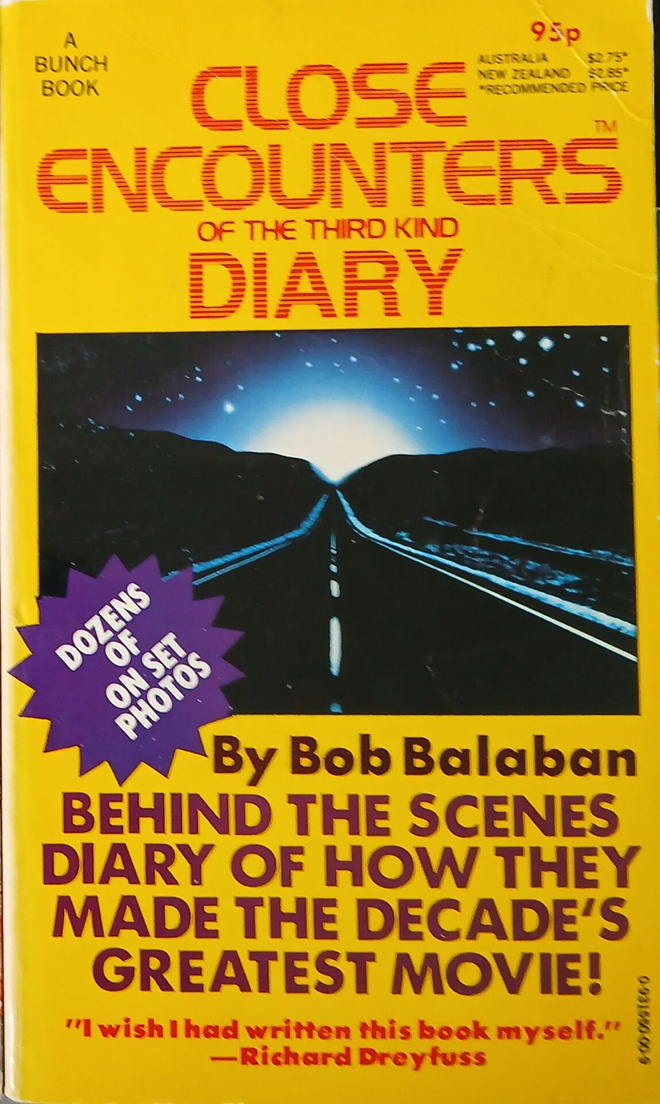 CLOSE ENCOUNTERS OF THE THIRD KIND DIARY