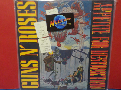 GUNS N ROSES - APPETITE FOR DESTRUCTION EU-87 M-/EX- LP