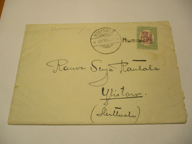 1927 Numminen rivil + Mäntsälä kuorella, sisältö