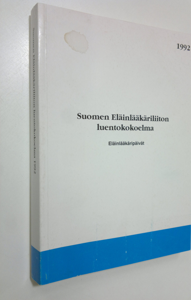 Suomen eläinlääkäriliiton luentokokoelma 1992