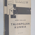 Aino Kallas : Talonpojan kunnia : yksinäytöksinen näytelmä - pikkukuva 1