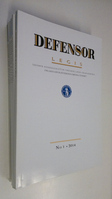 Defensor legis vuosikerta 2014 (6 lehteä)