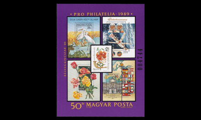 Unkari BL207 ** Filatelia (1989)