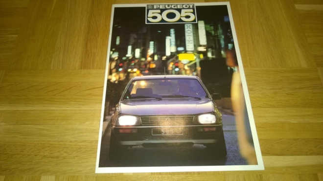 Esite Peugeot 505, 1987