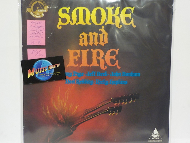 JIMMY PAGE , JEFF BECK .. - SMOKE AND FIRE - EX+/EX+ LP