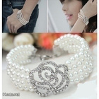 953 .. Muoti & Tyylikäs Crystal Rose .. Rannekoru - pikkukuva 1