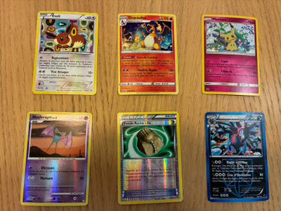 Erä aitoja ranskankielisiä Pokémon HOLO-kortteja (21 kpl)