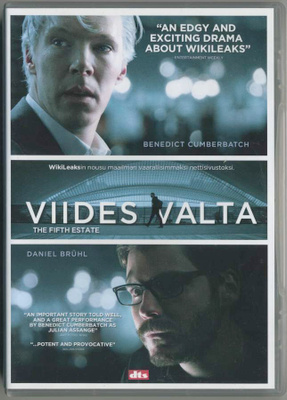 VIIDES VALTA Suomi-DVD 2014 WikiLeaks; Cumberbatch / Assange