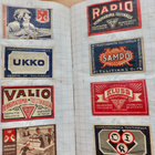 VANHA Tulitikku EtikettiVihko n 98 kpl alk 1930-l - pikkukuva 3
