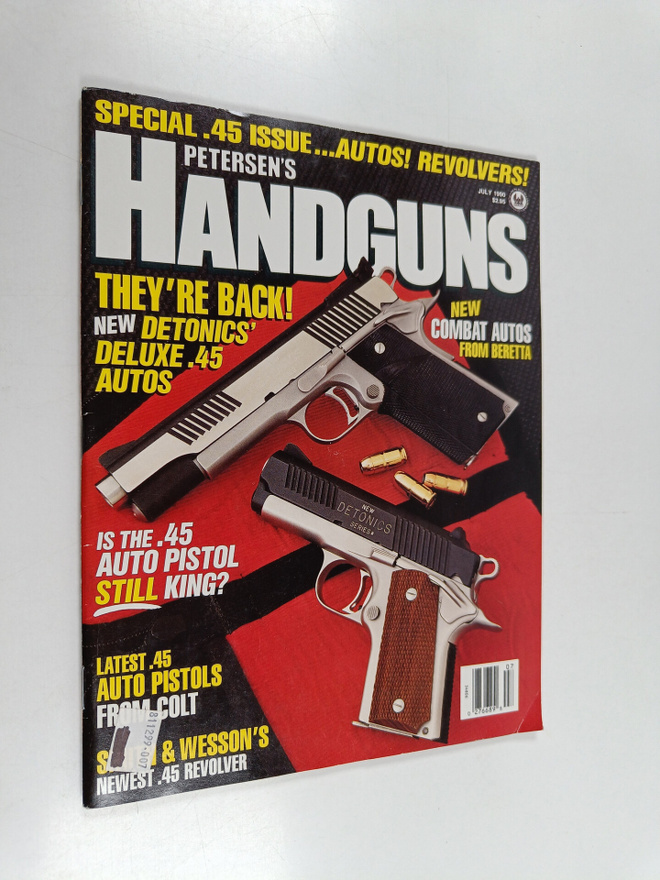 Handguns for sport & defence july 1990
