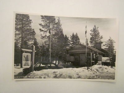 VANHA Postikortti Lappi Rovaniemi 1950-l Alkup.Mallikappale