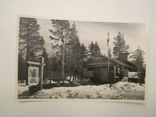 VANHA Postikortti Lappi Rovaniemi 1950-l Alkup.Mallikappale
