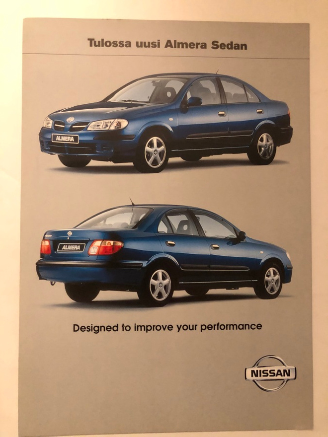 Myyntiesite - Nissan Almera  Sedan - 5/2000