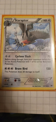 Staraptor #127 Pokemon BREAKthrough RARE Pokemon TCG card