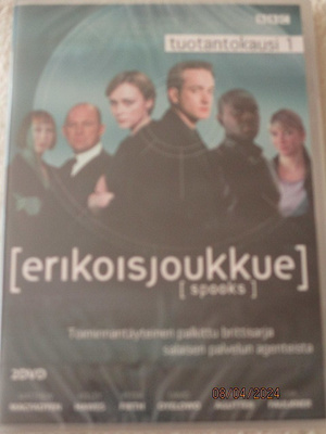 ERIKOISJOUKKUE - SPOOKS (2 x DVD) tuotantokausi 1 (uusi)