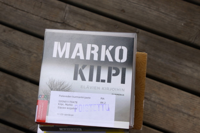 Marko Kilpi  Elävien kirjoihin äänikirja CD