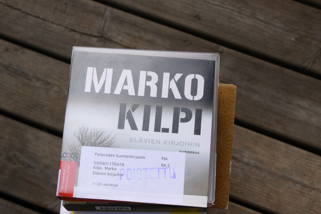 Marko Kilpi  Elävien kirjoihin äänikirja CD