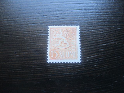 M-54 Leijonamerkki 15mk keltainen 1957 **