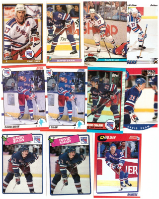 11 x DAVID SHAW New York Rangers