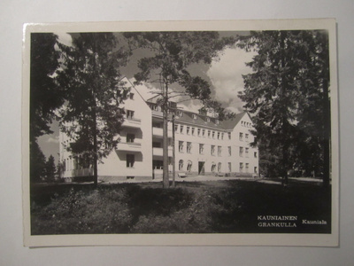 VANHA Postikortti Kauniainen 1950-l  Alkup.Mallikappale