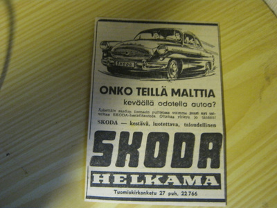 Skoda mainos