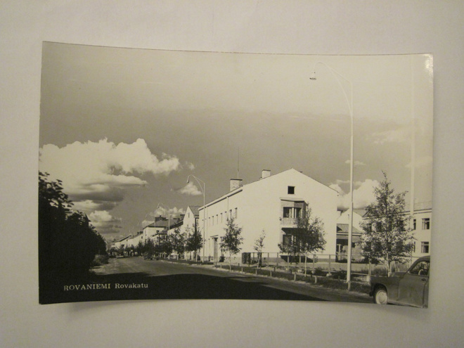 VANHA Postikortti Rovaniemi 1950-l Alkup.Mallikappale