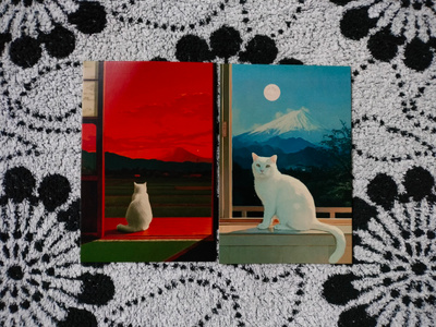 ~Kissa kortti~ 2kpl