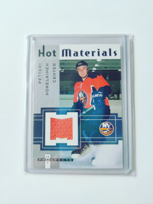 Petteri Nokelainen 05-06 Fleer Hot Prospects Hot Materials