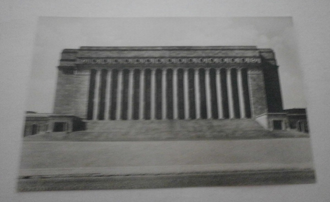 Helsinki, Eduskuntatalo, vanha valokuvapk, p. 1931