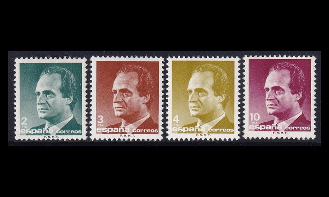 Espanja 2720-3 ** Käyttösarja kuningas Carlos I (1986)