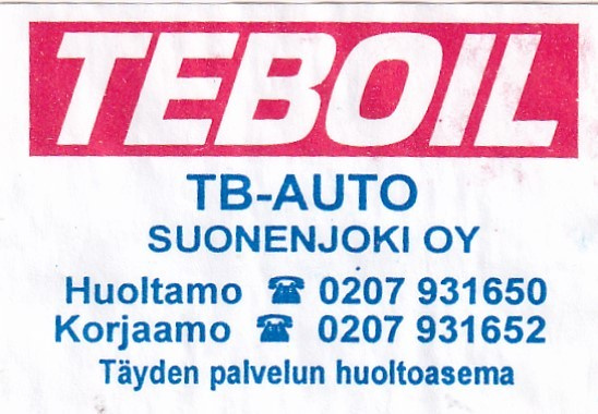 TB.- Auto, Suonenjoki Oy   6/6