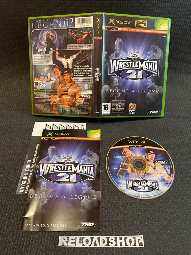 Wrestle Mania 21 XBOX - Original Box