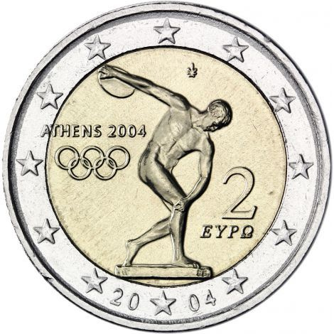 Kreikka 2004 2 € Ateenan Olympialaiset UNC